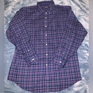 IZOD PLAID BUTTON DOWN SHIRT